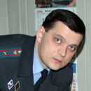 Помощник начальника Новополоцкого ГОВД майор милиции Юрий Владимирович Пенязь.