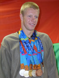Сегодня Сергей Пунько – мировая звезда. Герой Паралимпийских игр в Афинах и трех планетарных чемпионатов среди слабовидящих спортсменов.