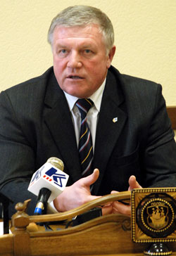 Председатель Полоцкого горисполкома Владимир Степанович Точило.