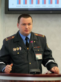 Начальник Новополоцкого ГОВД Дмитрий Резенков