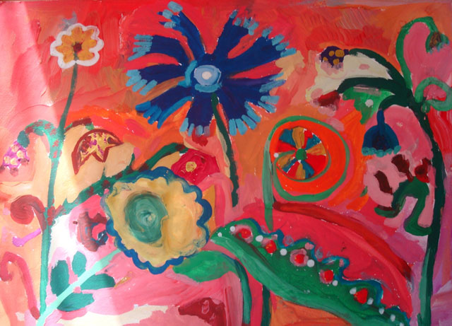 «Любимый цветок – василёк», Педченец Лилия, 7 лет, ГУО «Детская художественная школа имени И.Ф. Хруцкого г.Новополоцка»