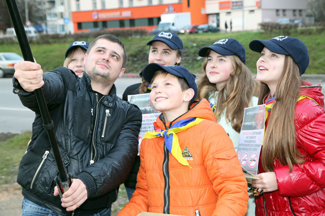 В Новополоцке прошел 1-й этап республиканской акции «Не прожигай свою жизнь!» с участием юных спасателей-пожарных городского клуба «Максимум»