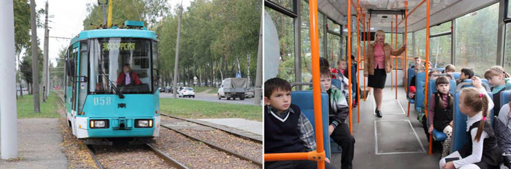 По Новополоцку будет ездить экскурсионный трамвай