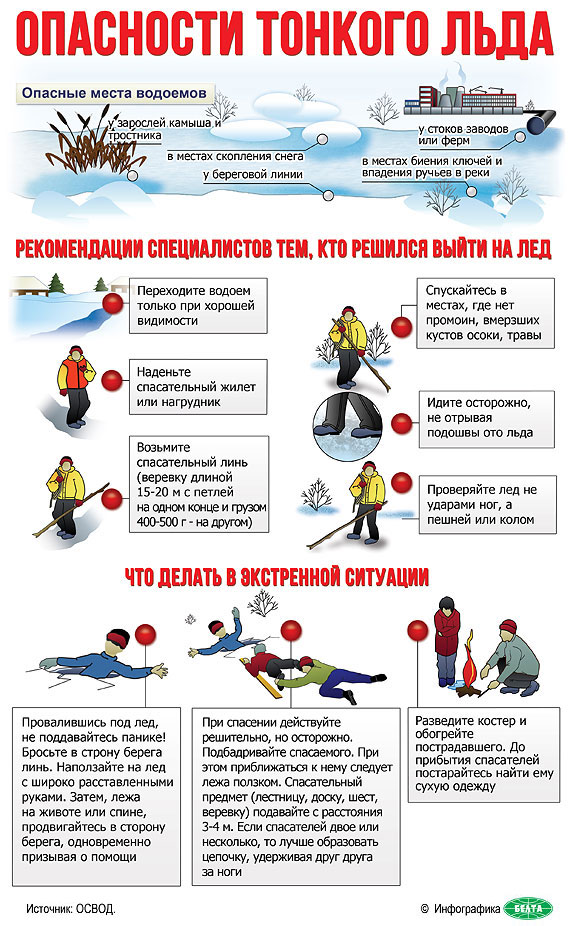Опасности тонкого льда. Инфографика БЕЛТА Опасности тонкого льда. Инфографика БЕЛТА