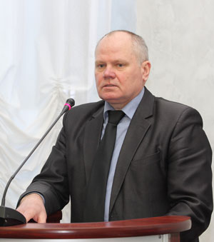 Заместитель председателя горисполкома Альберт Шакель. Фото Николая Авсеева.